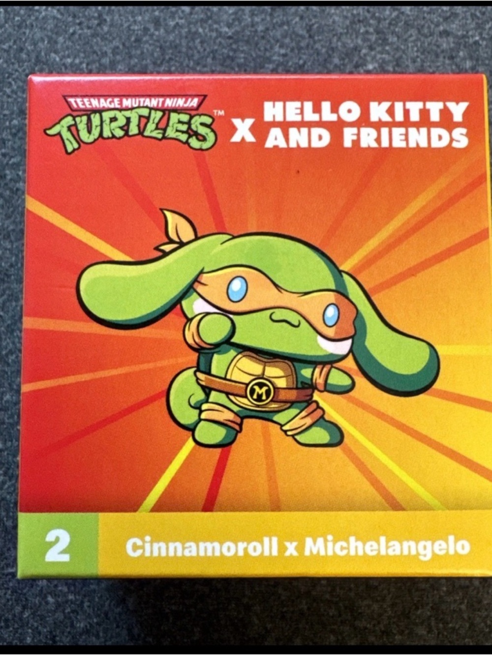 McDonald's Cinnamoroll x Michelangelo Figure - Green, Orange, Yellow